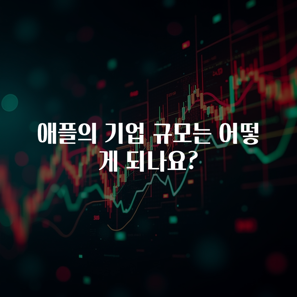 애플의 기업 규모는 어떻게 되나요?