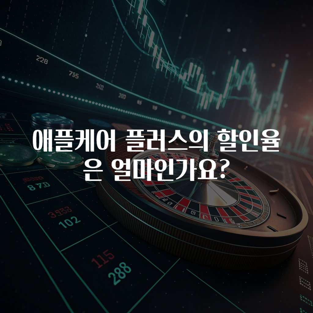 애플케어 플러스의 할인율은 얼마인가요?