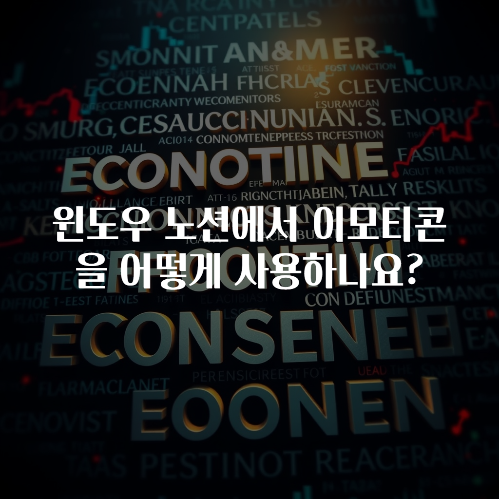 윈도우 노션에서 이모티콘을 어떻게 사용하나요?