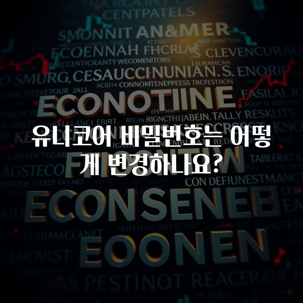 유니코어 비밀번호는 어떻게 변경하나요?