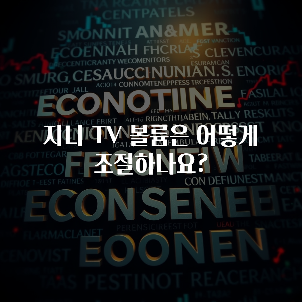 지니 TV 볼륨은 어떻게 조절하나요?