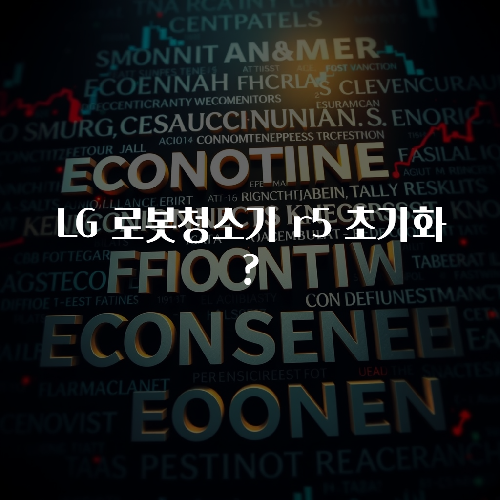 LG 로봇청소기 r5 초기화?