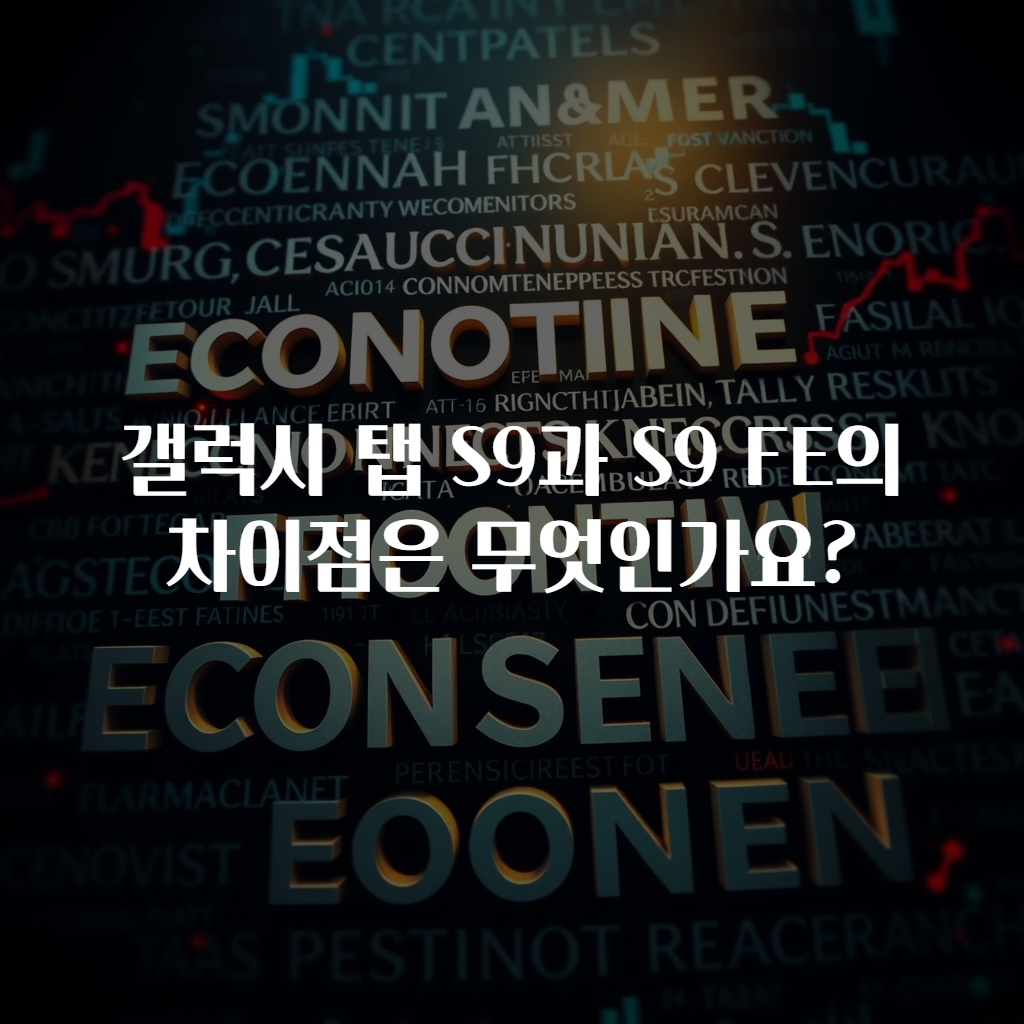 갤럭시 탭 S9과 S9 FE의 차이점은 무엇인가요?