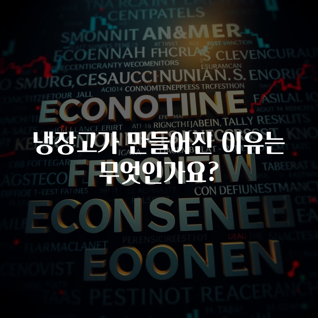 냉장고가 만들어진 이유는 무엇인가요?
