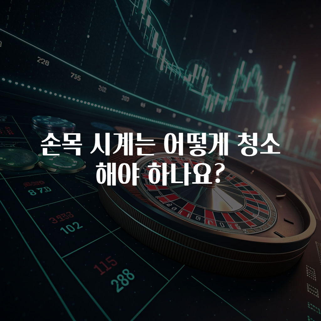 손목 시계는 어떻게 청소해야 하나요?