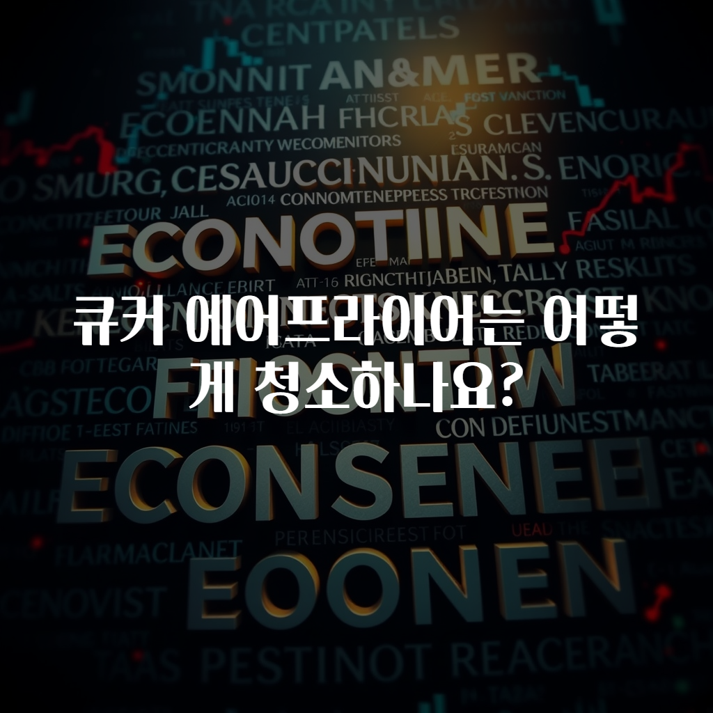 큐커 에어프라이어는 어떻게 청소하나요?