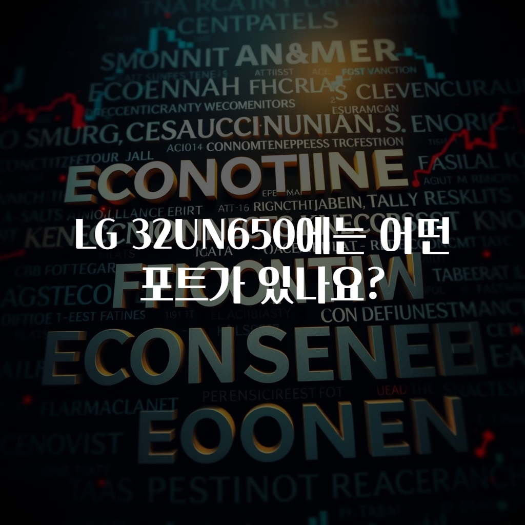 LG 32UN650에는 어떤 포트가 있나요?