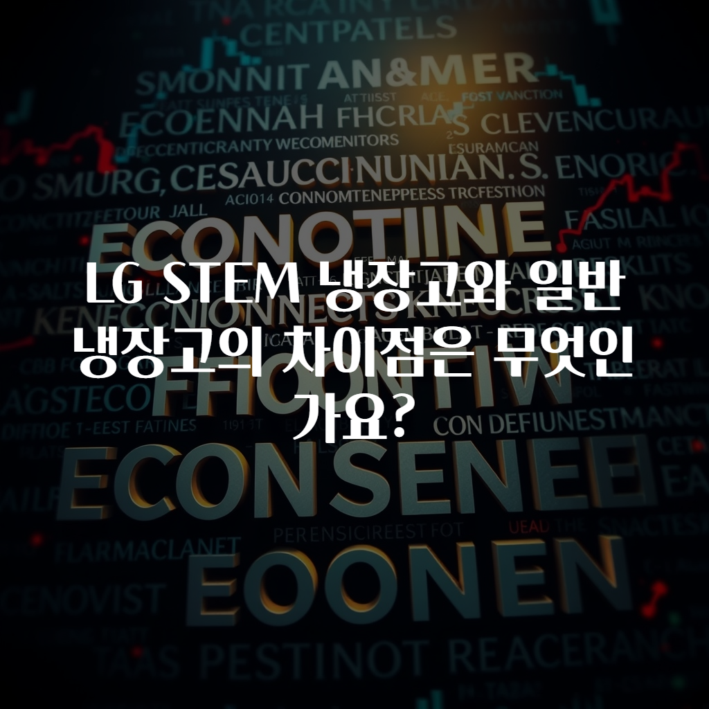 LG STEM 냉장고와 일반 냉장고의 차이점은 무엇인가요?