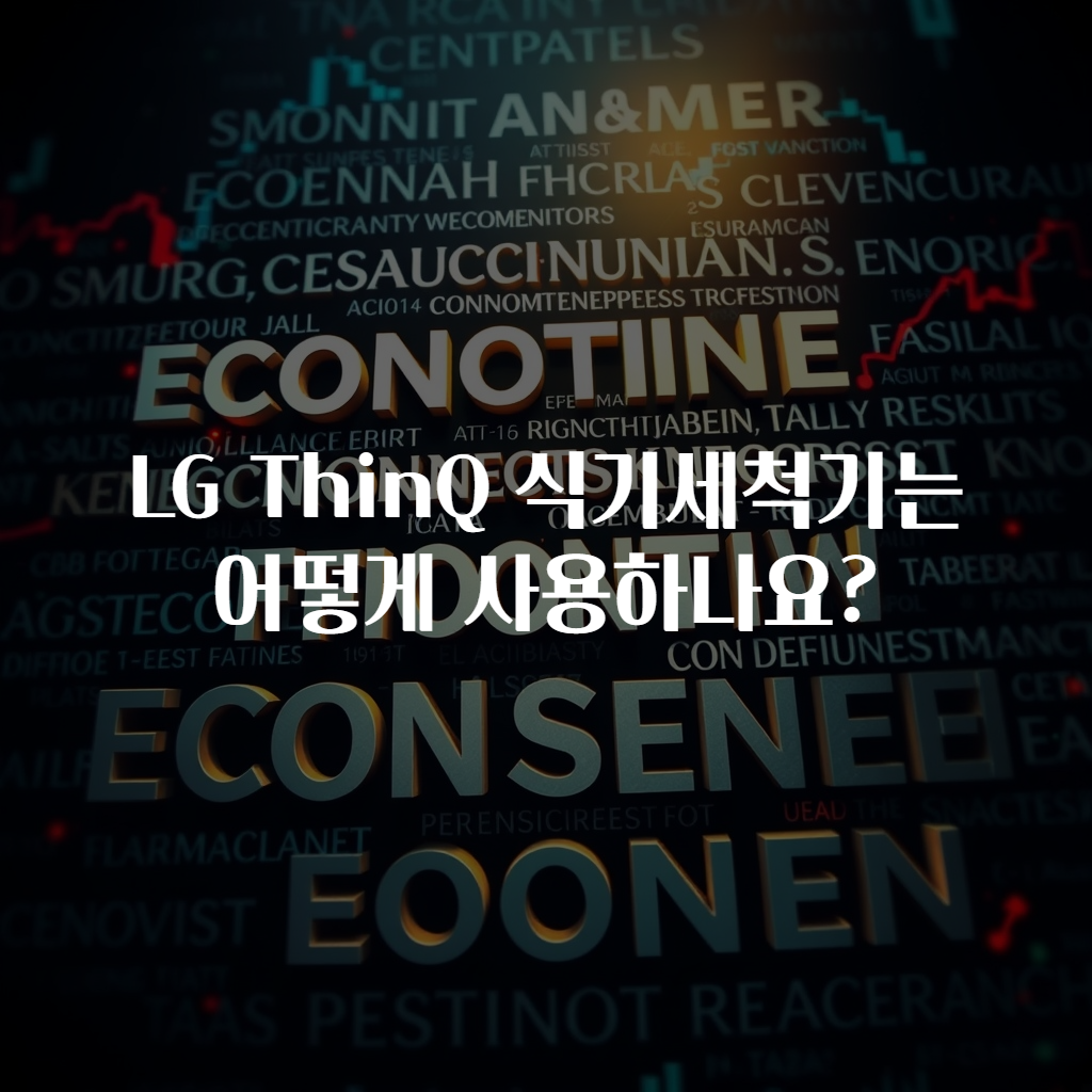 LG ThinQ 식기세척기는 어떻게 사용하나요?