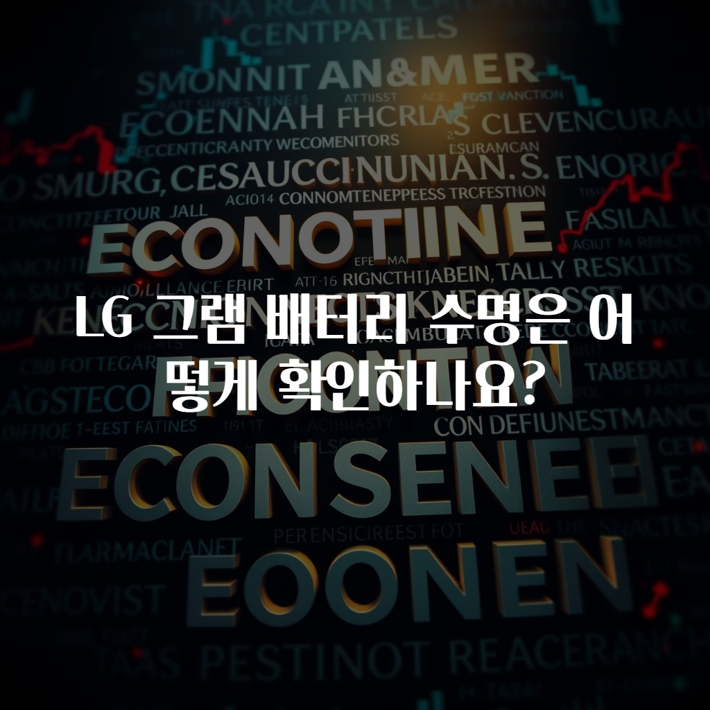 LG 그램 배터리 수명은 어떻게 확인하나요?