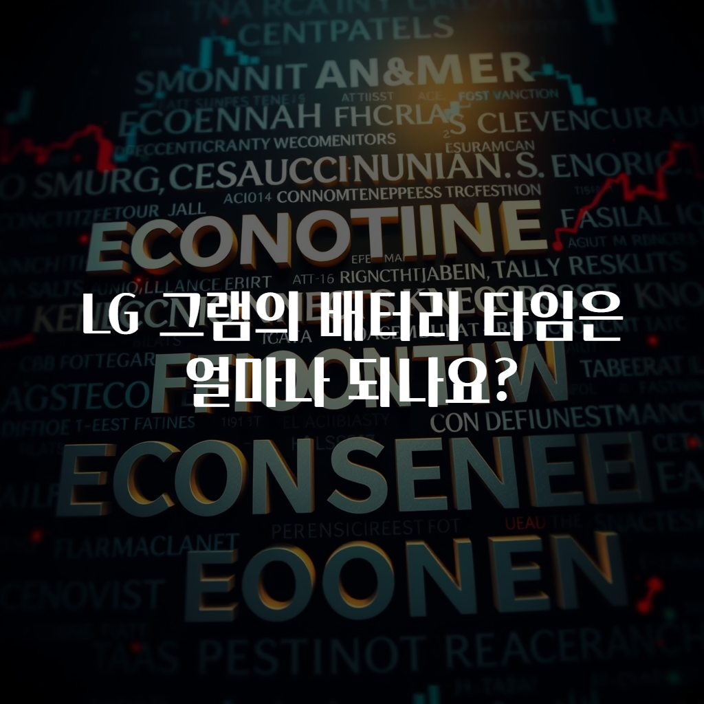 LG 그램의 배터리 타임은 얼마나 되나요?