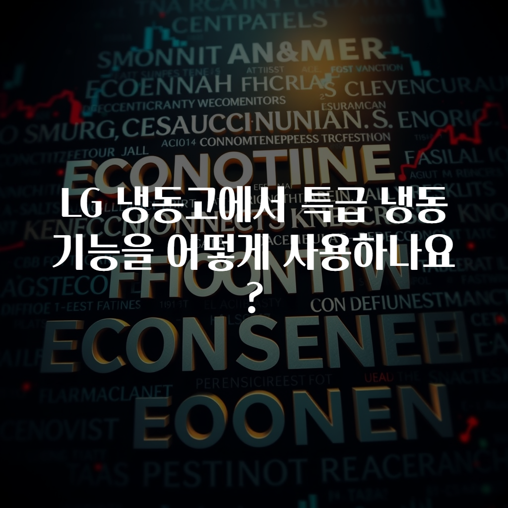 LG 냉동고에서 특급 냉동 기능을 어떻게 사용하나요?