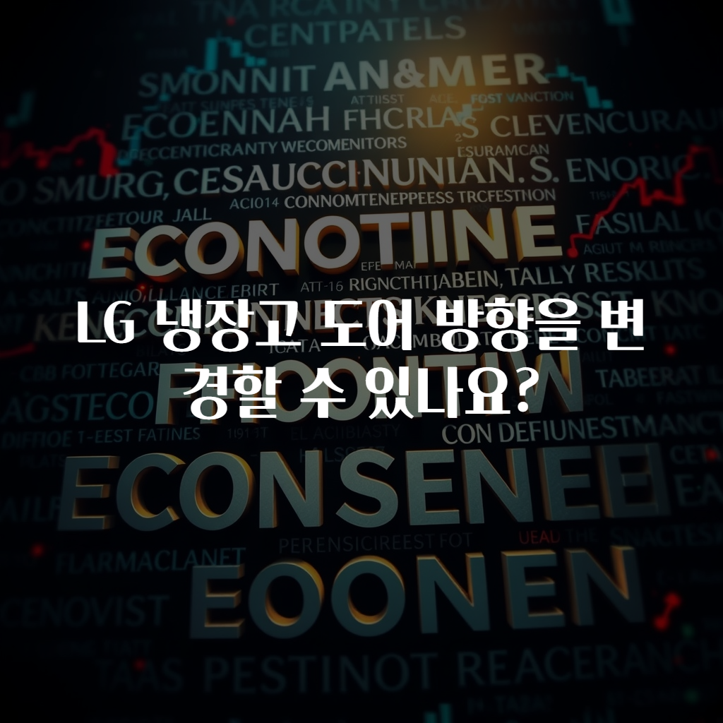 LG 냉장고 도어 방향을 변경할 수 있나요?