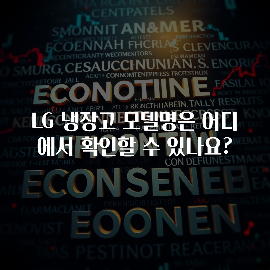 LG 냉장고 모델명은 어디에서 확인할 수 있나요?
