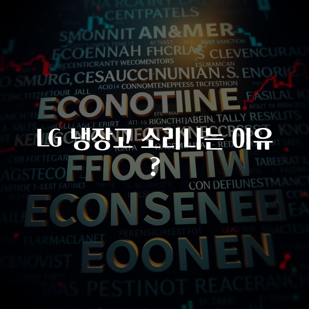 LG 냉장고 소리나는 이유?