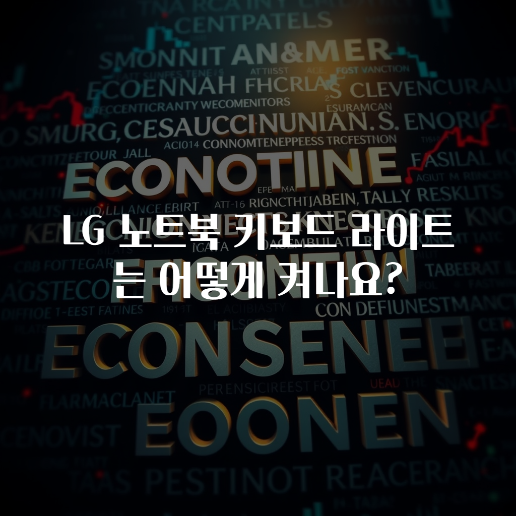 LG 노트북 키보드 라이트는 어떻게 켜나요?