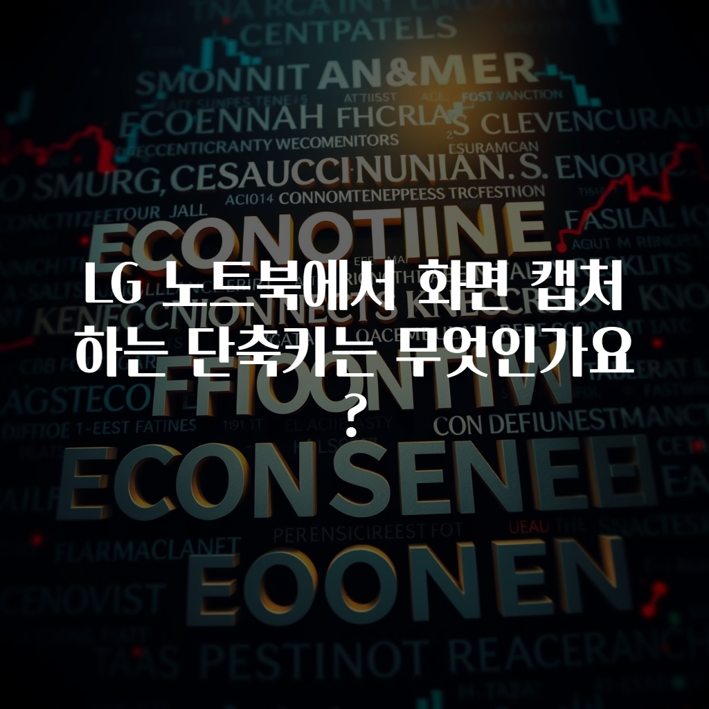 LG 노트북에서 화면 캡처하는 단축키는 무엇인가요?