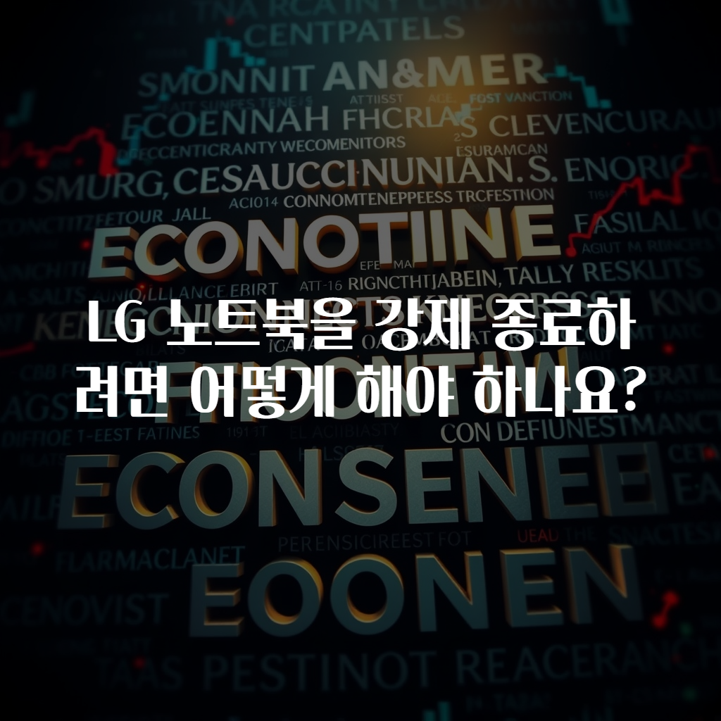 LG 노트북을 강제 종료하려면 어떻게 해야 하나요?