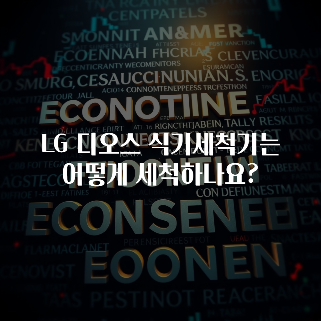 LG 디오스 식기세척기는 어떻게 세척하나요?