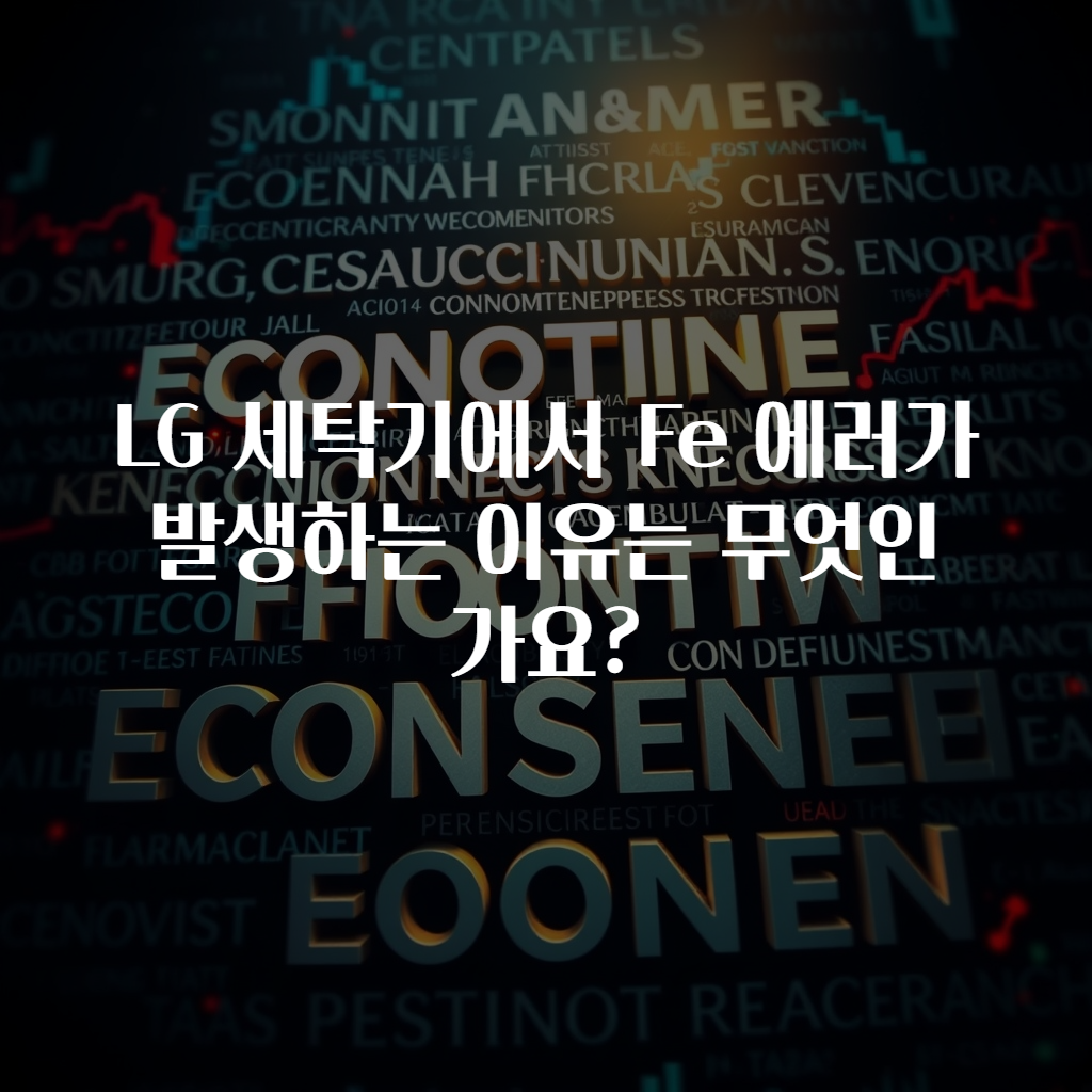 LG 세탁기에서 Fe 에러가 발생하는 이유는 무엇인가요?