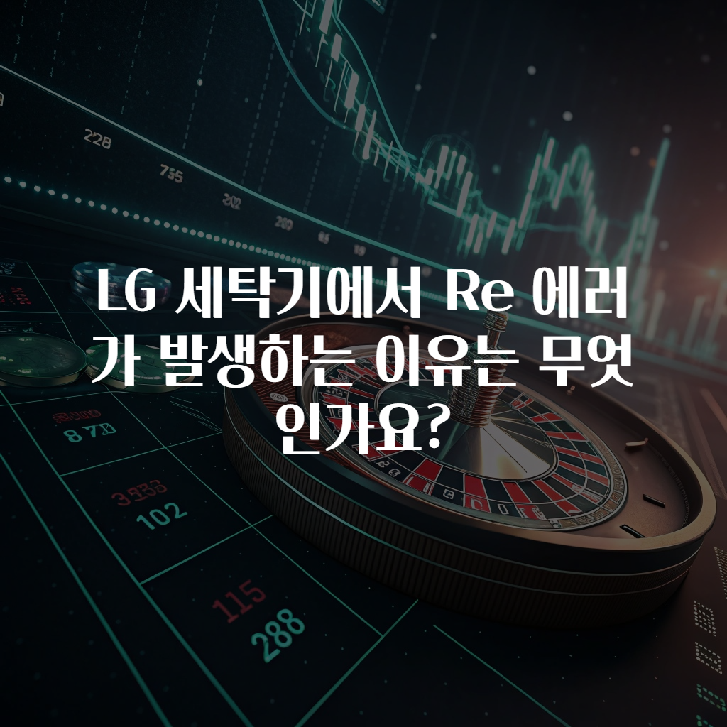LG 세탁기에서 Re 에러가 발생하는 이유는 무엇인가요?