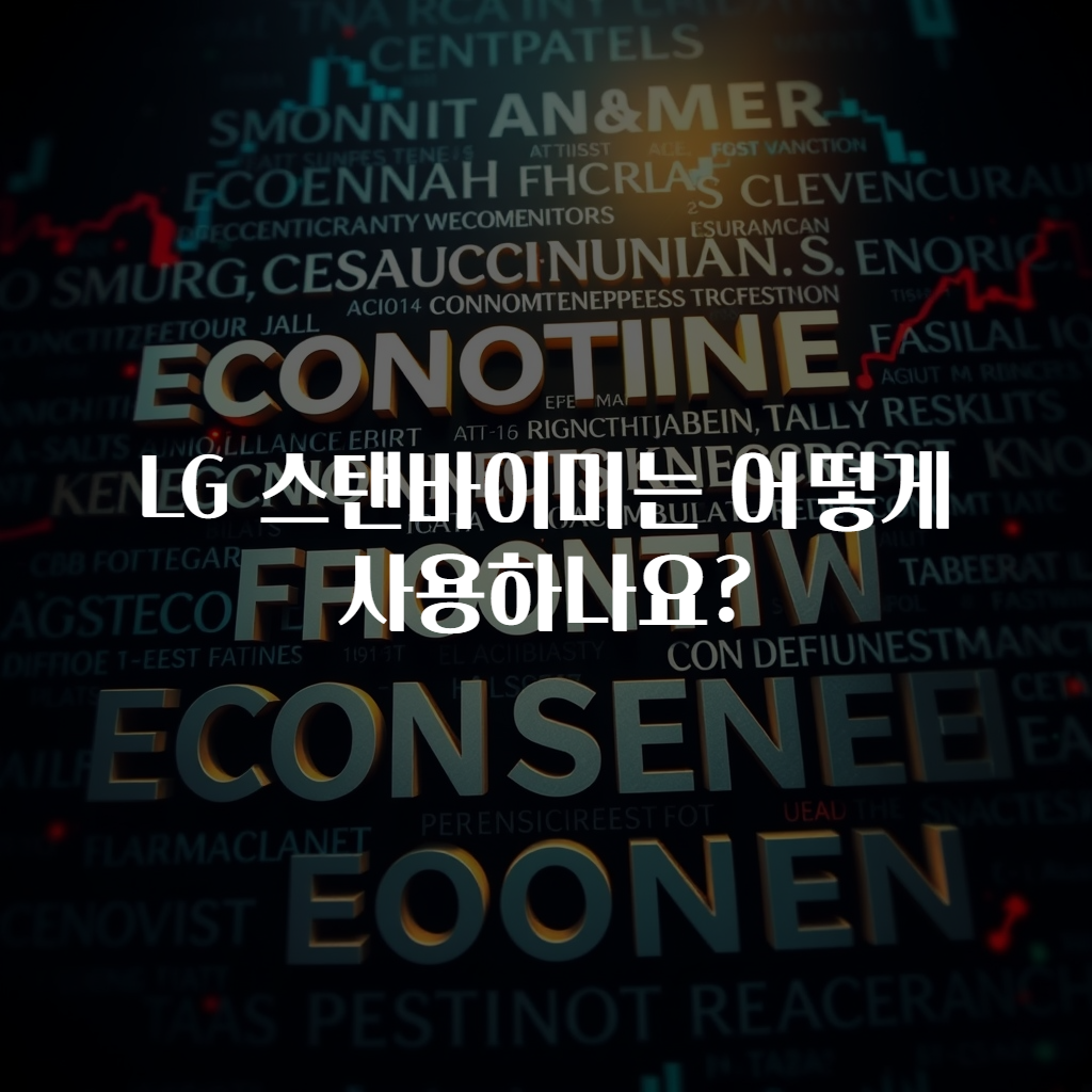 LG 스탠바이미는 어떻게 사용하나요?