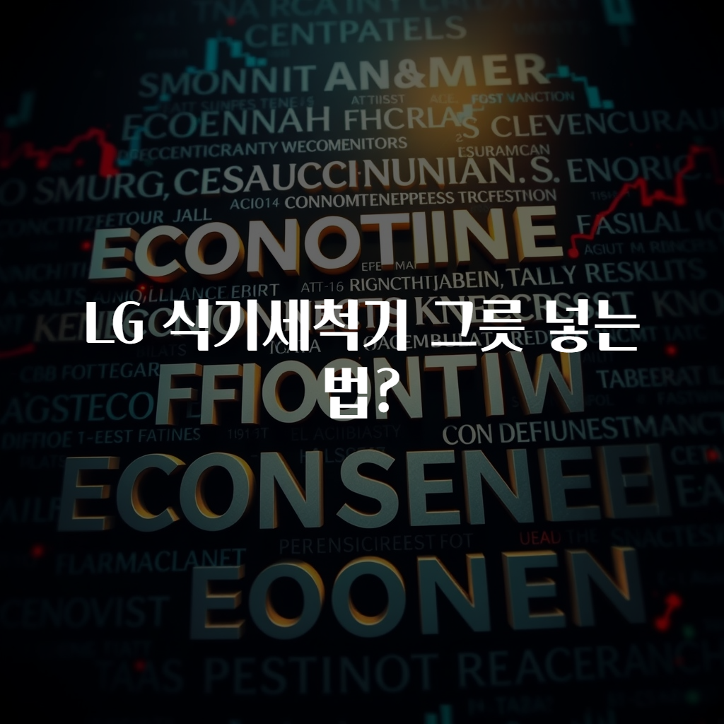 LG 식기세척기 그릇 넣는법?