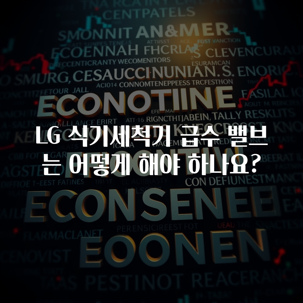 LG 식기세척기 급수 밸브는 어떻게 해야 하나요?