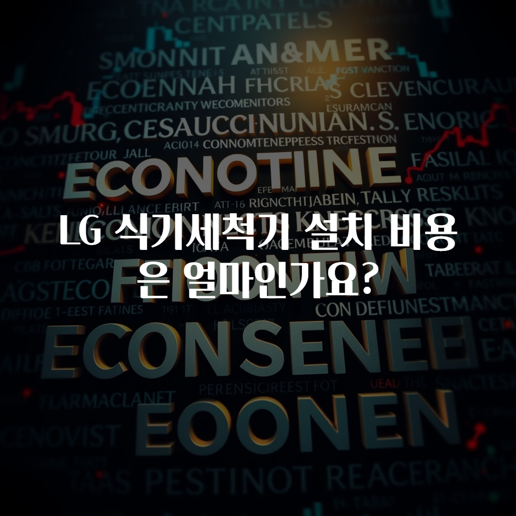 LG 식기세척기 설치 비용은 얼마인가요?