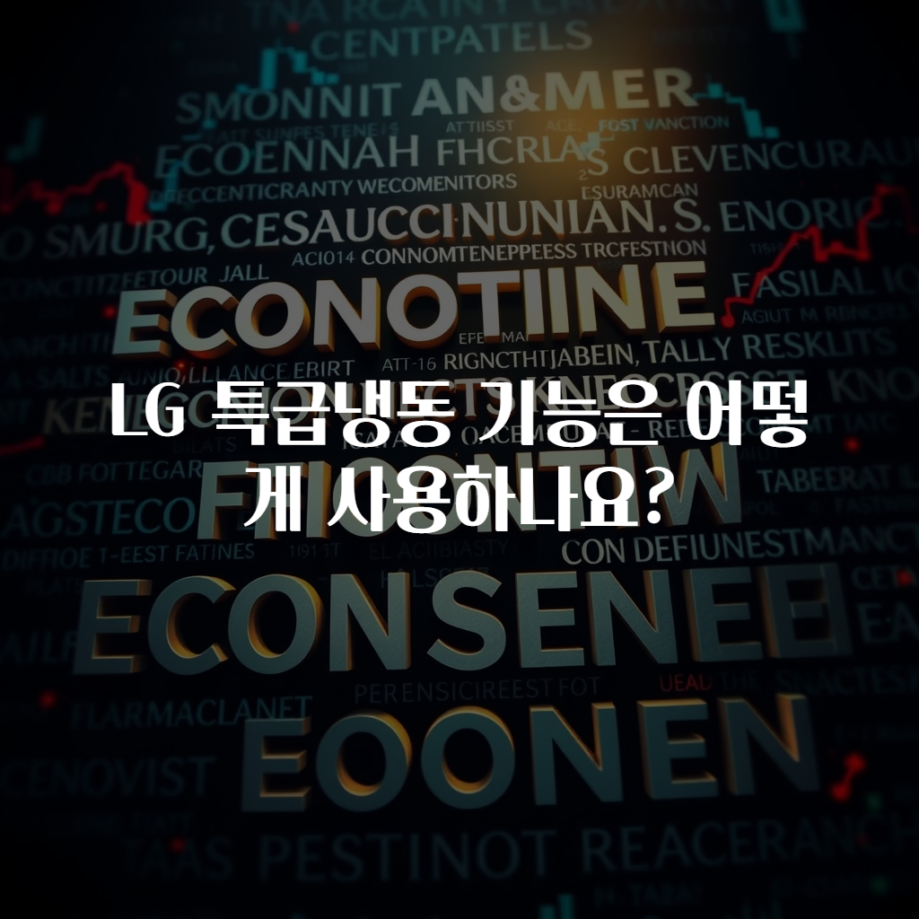 LG 특급냉동 기능은 어떻게 사용하나요?