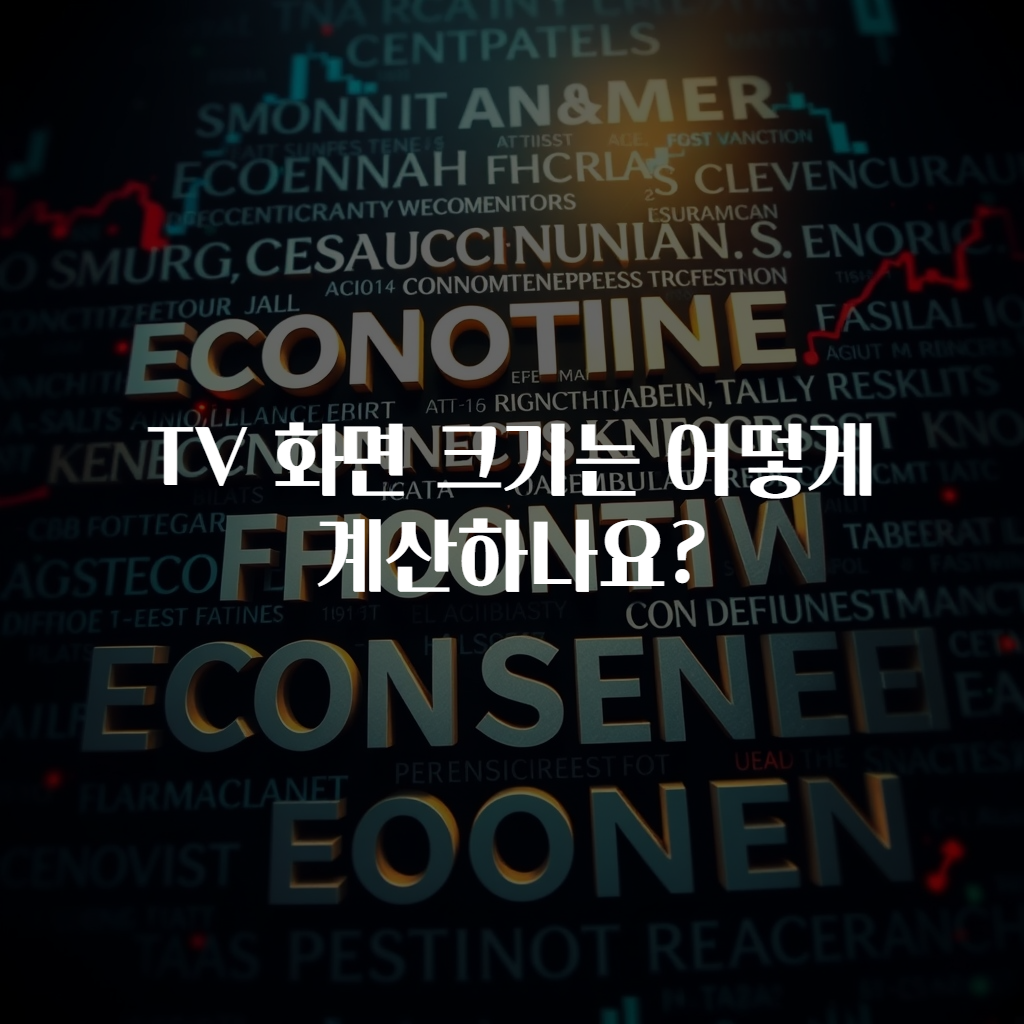 TV 화면 크기는 어떻게 계산하나요?