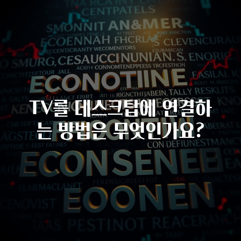 TV를 데스크탑에 연결하는 방법은 무엇인가요?