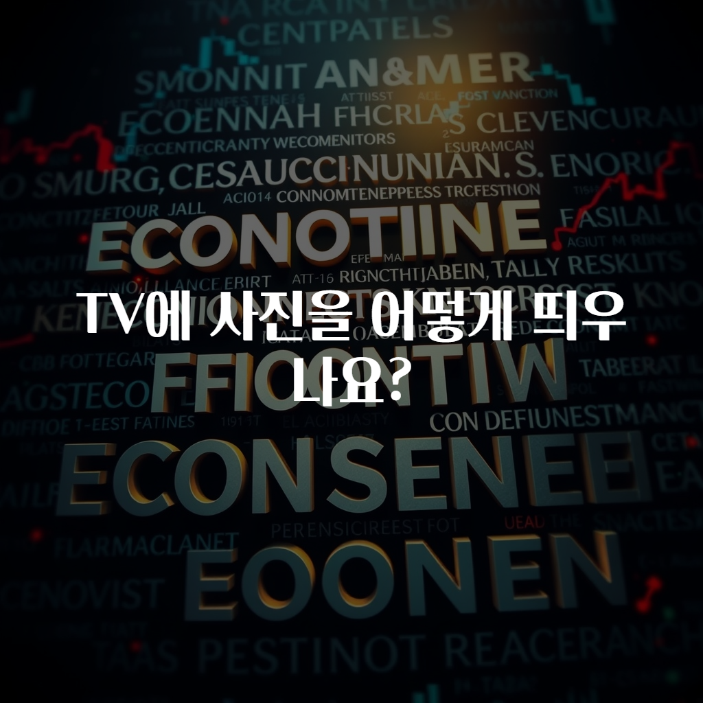 TV에 사진을 어떻게 띄우나요?