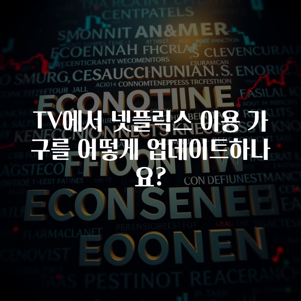TV에서 넷플릭스 이용 가구를 어떻게 업데이트하나요?