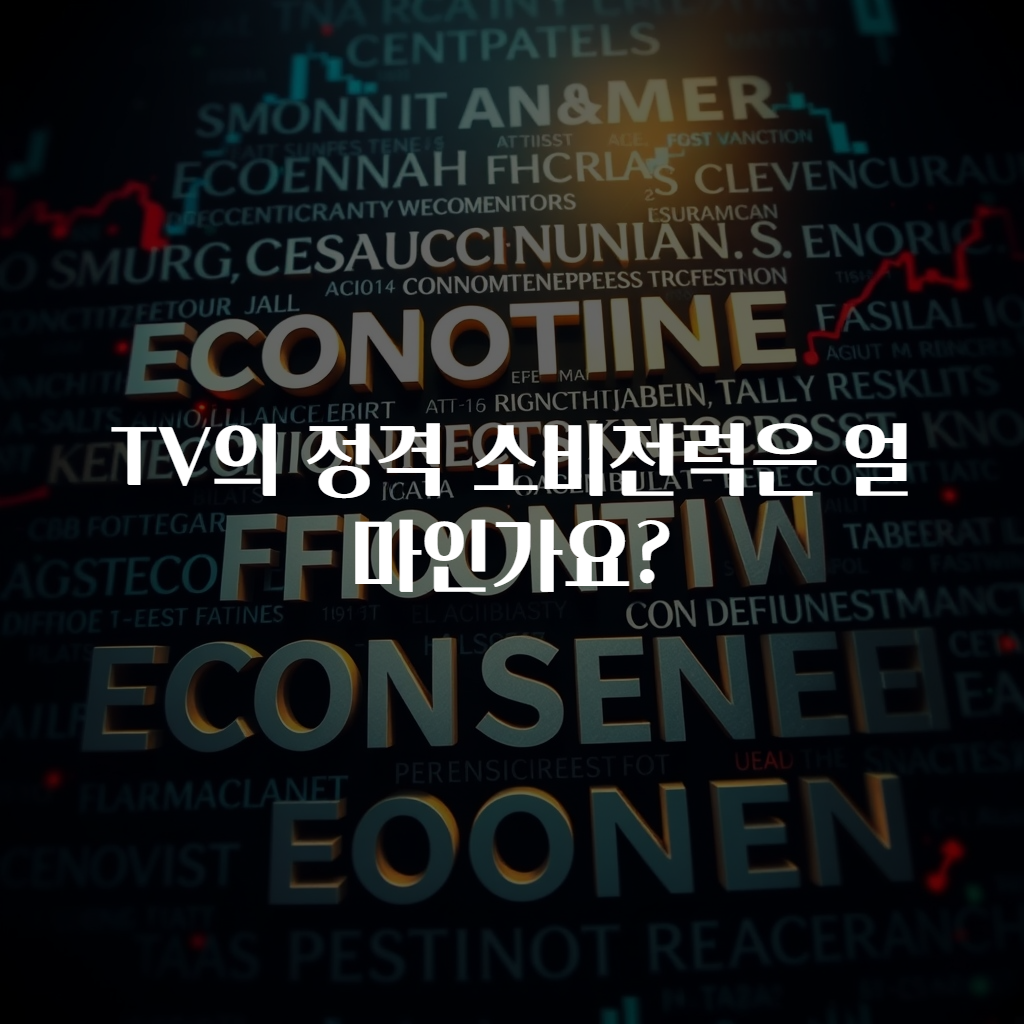 TV의 정격 소비전력은 얼마인가요?