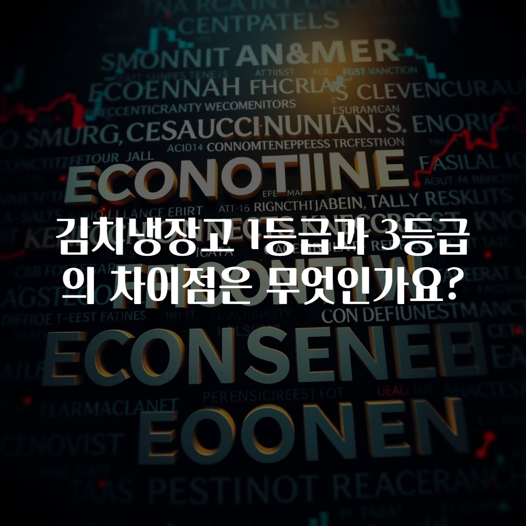 김치냉장고 1등급과 3등급의 차이점은 무엇인가요?