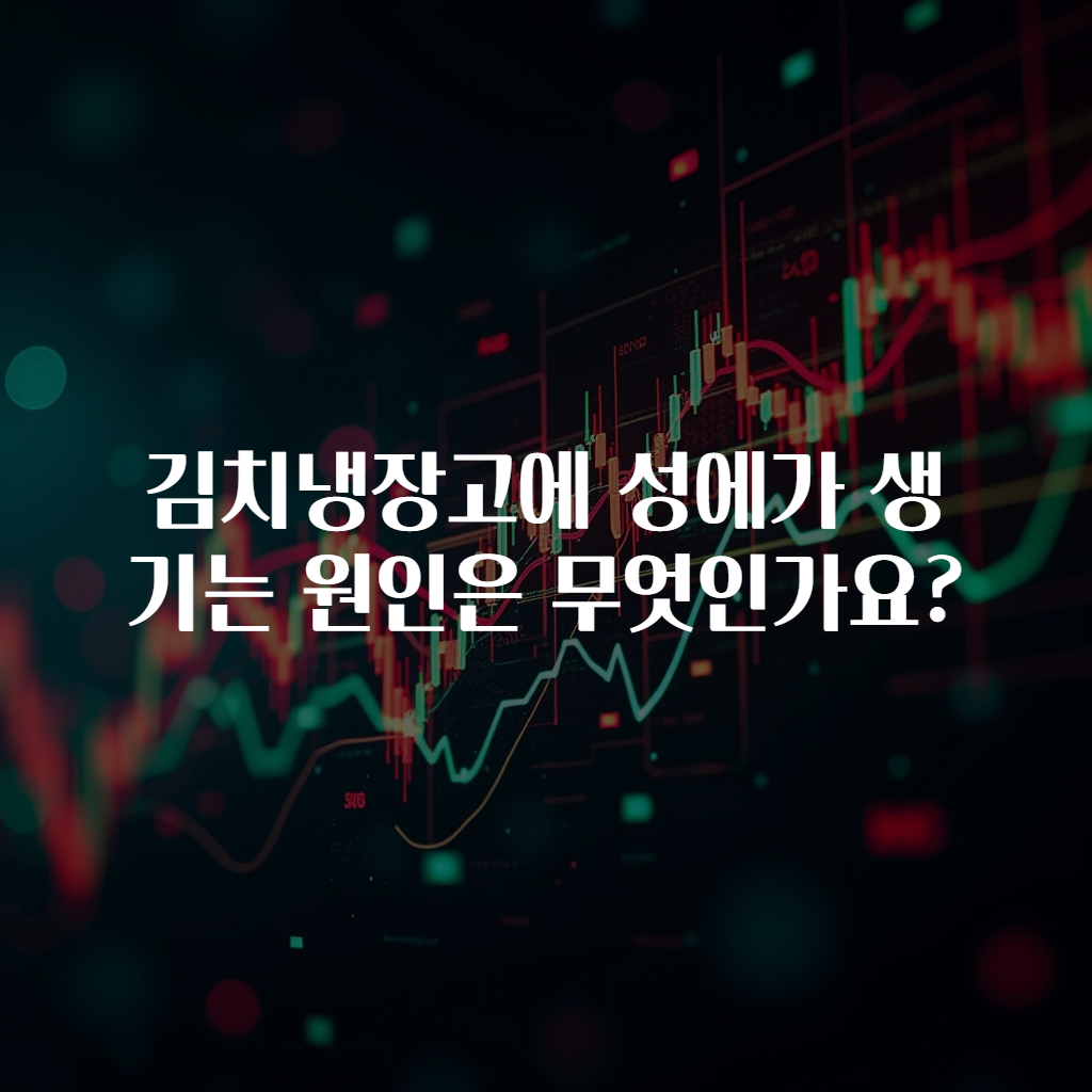 김치냉장고에 성에가 생기는 원인은 무엇인가요?