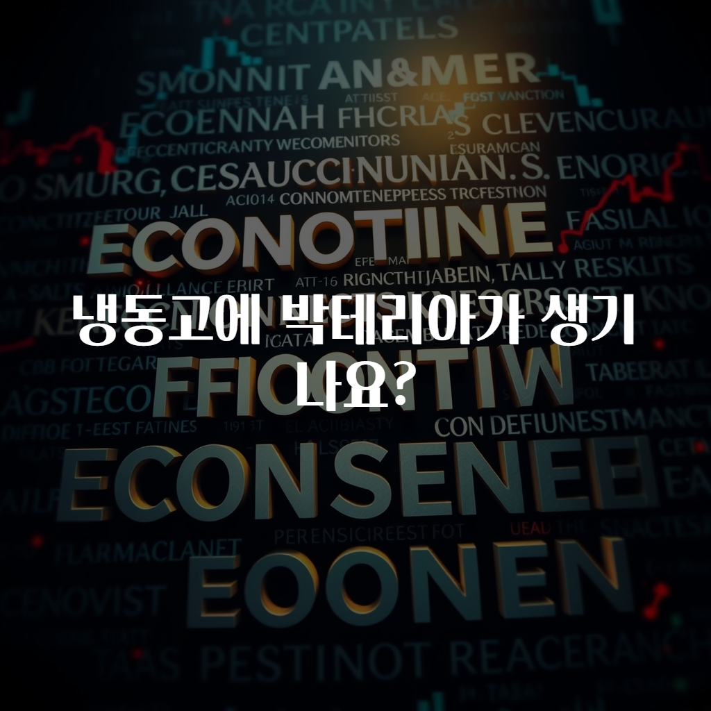 냉동고에 박테리아가 생기나요?
