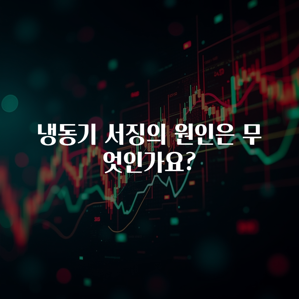 냉동기 서징의 원인은 무엇인가요?