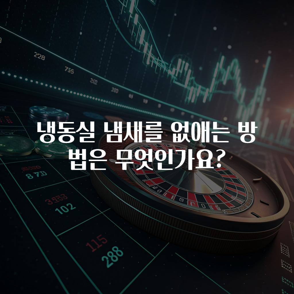냉동실 냄새를 없애는 방법은 무엇인가요?
