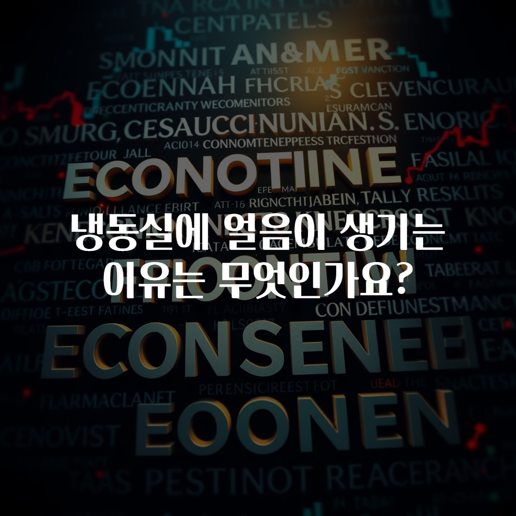냉동실에 얼음이 생기는 이유는 무엇인가요?