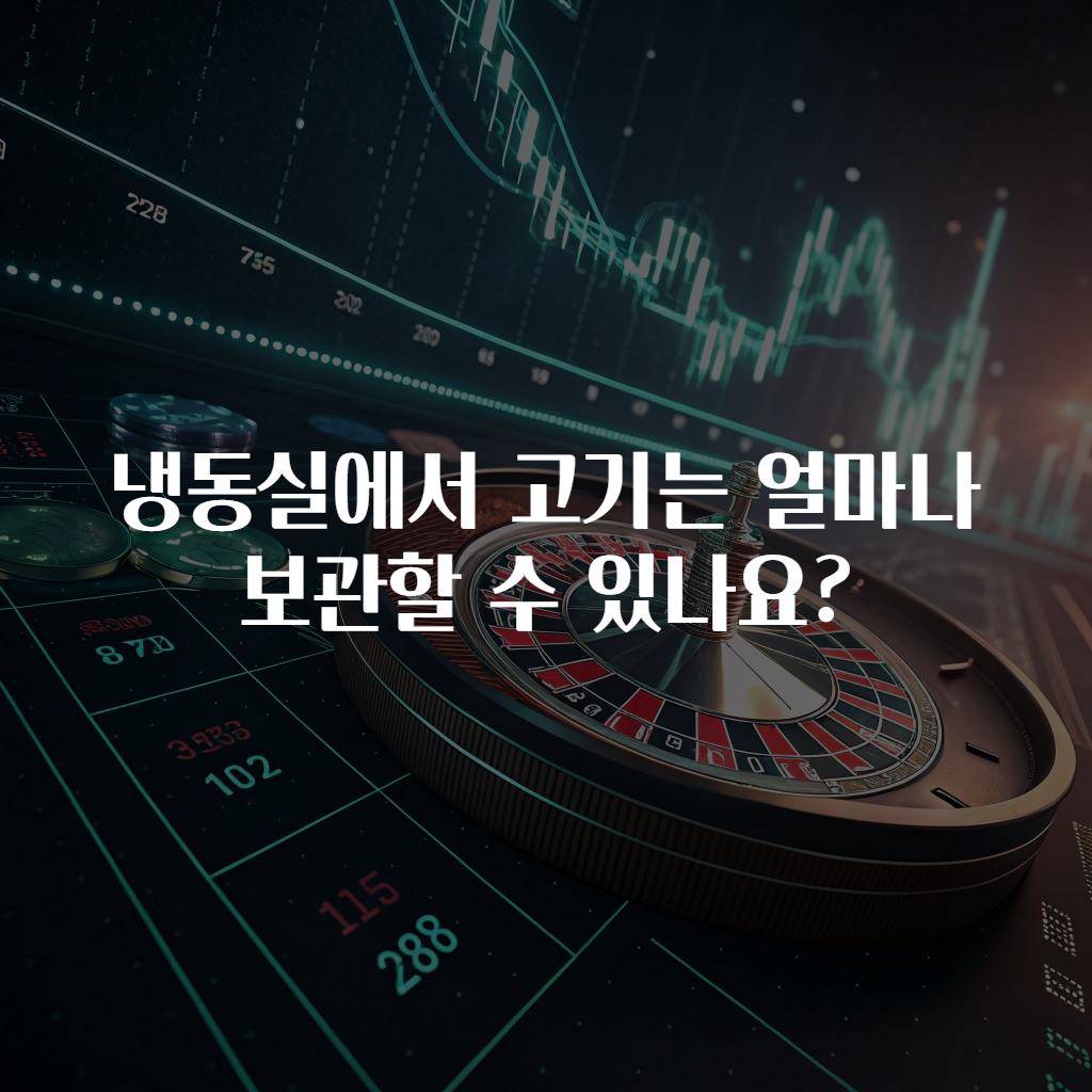냉동실에서 고기는 얼마나 보관할 수 있나요?