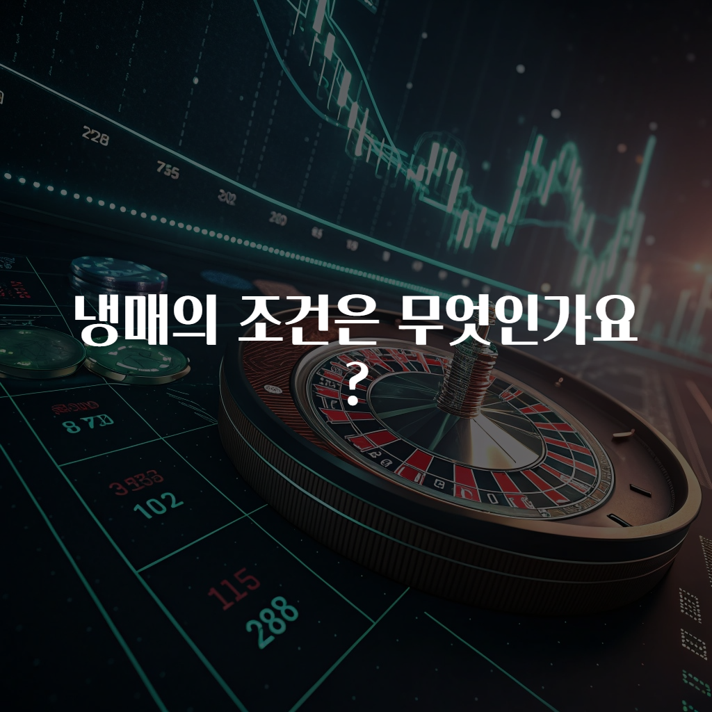 냉매의 조건은 무엇인가요?