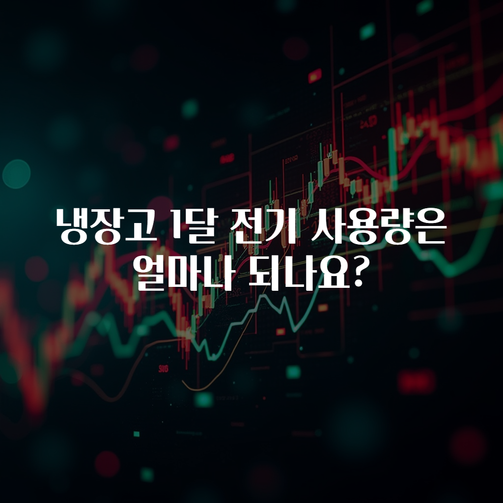 냉장고 1달 전기 사용량은 얼마나 되나요?