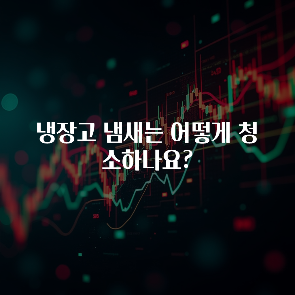 냉장고 냄새는 어떻게 청소하나요?