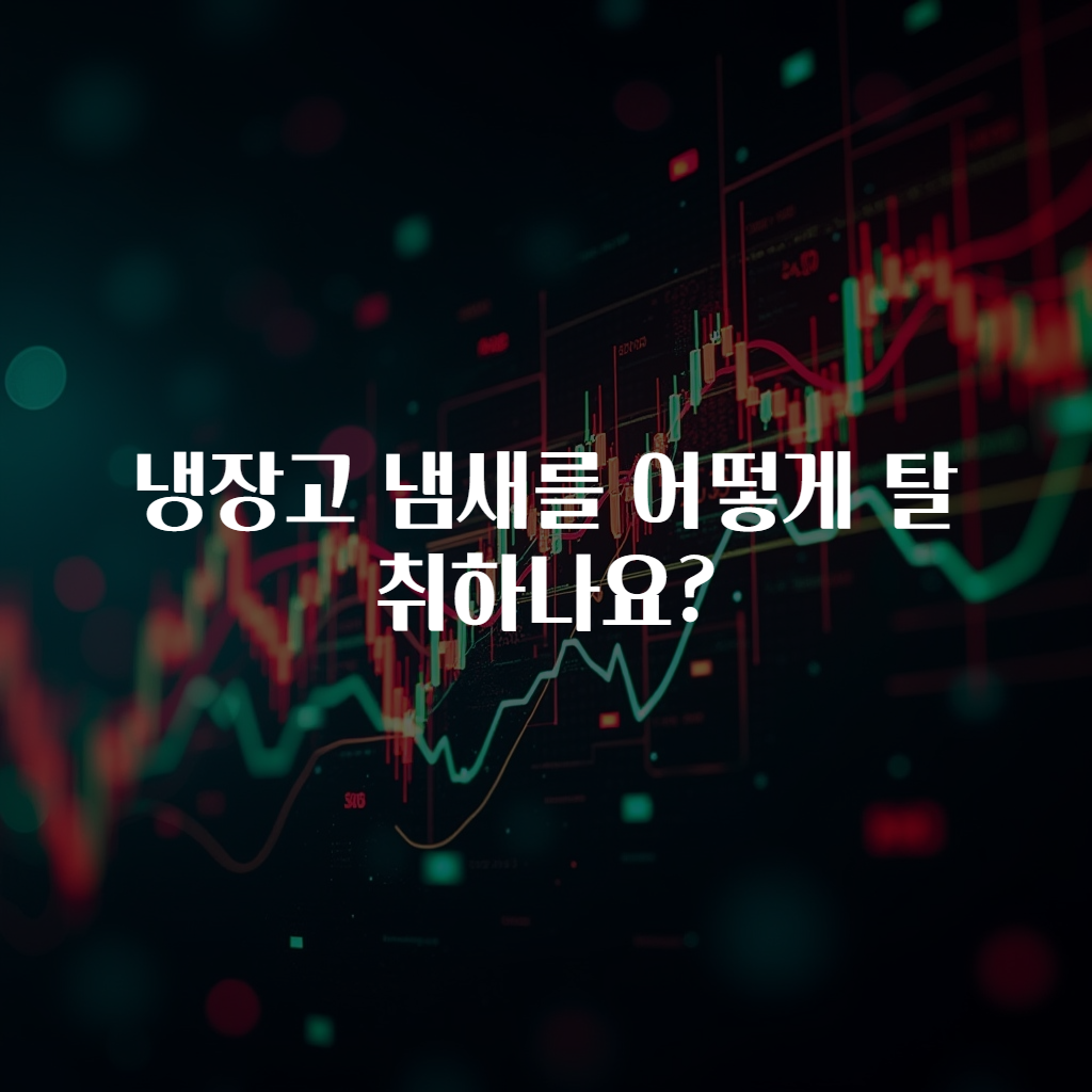 냉장고 냄새를 어떻게 탈취하나요?