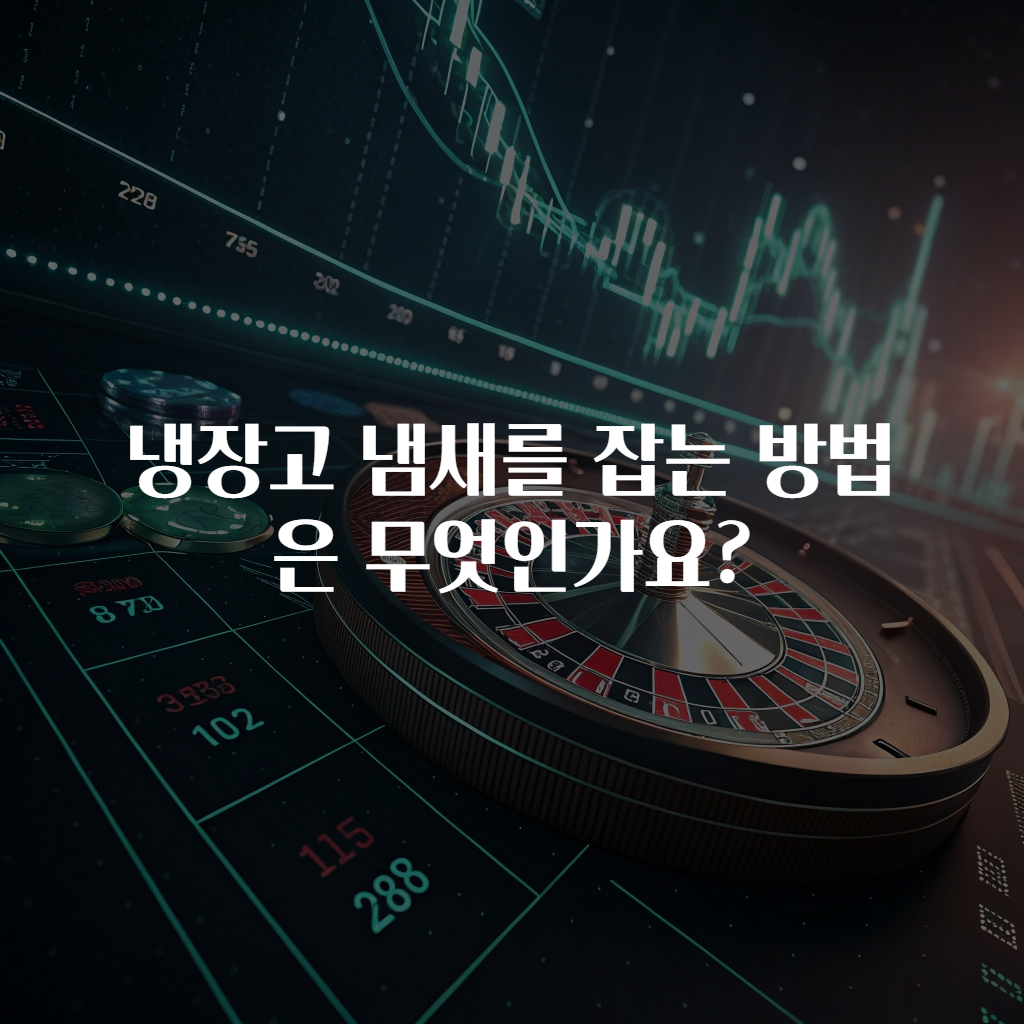 냉장고 냄새를 잡는 방법은 무엇인가요?