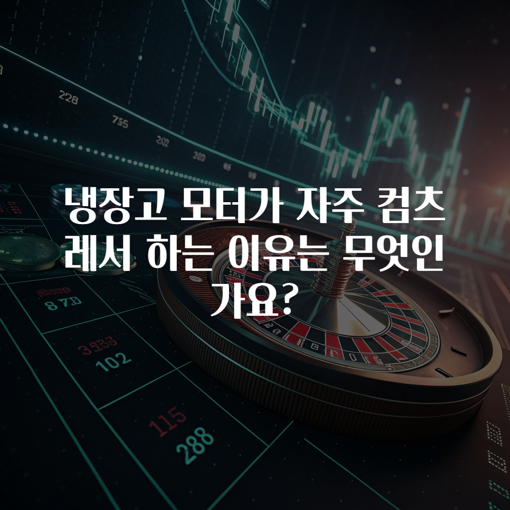 냉장고 모터가 자주 컴츠레서 하는 이유는 무엇인가요?