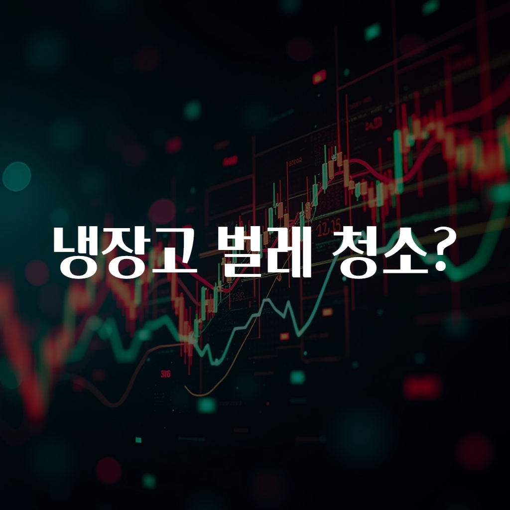 냉장고 벌레 청소?