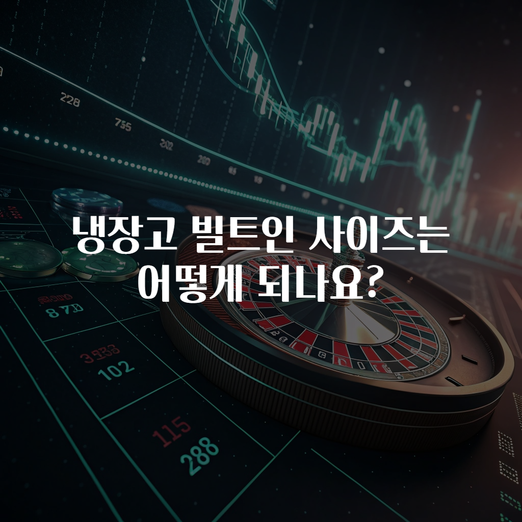 냉장고 빌트인 사이즈는 어떻게 되나요?